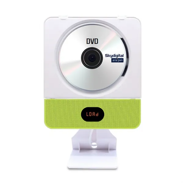 스카이디지탈 아리아판 벽걸이 블루투스 Cd Dvd 플레이어 단일 상품 옐로우