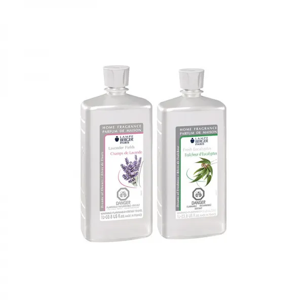 랑프베르제 허벌 방향 아로마 오일 1L x 2p 세트, 라벤더 필드, 유칼립투스