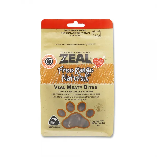 Zeal 강아지 간식 125g 빌미티바이트 1개