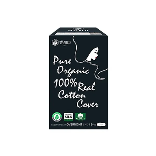 별난여자 다를별 따뜻할난 여자 슈퍼울트라 슬림 오버나이트 생리대 날개형 6개입 1팩