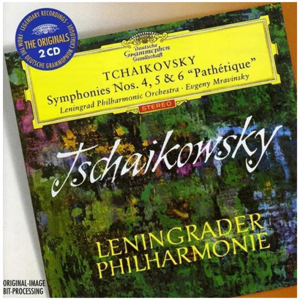 PETER ILYICH TCHAIKOVSKY - SYMPHONIES NOS.4 5 & 6 PATHETIQUE / EVGENY MRAVINSKY THE ORIGINALS 차이코프스키 : 교향곡 4~6번 - 므라빈스키 EU수입반, 2CD