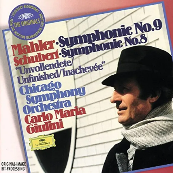 GUSTAV MAHLER/FRANZ SCHUBERT - SYMPHONY NO.9 & 8/CARLO MARIA GIULINI THE ORIGINALS EU수입반, 2CD