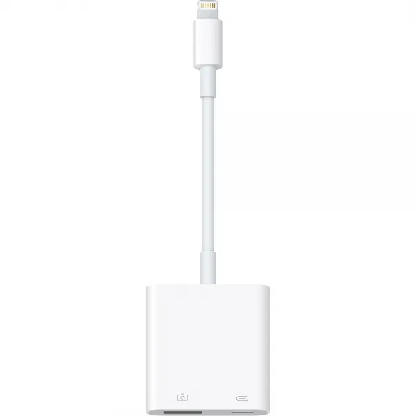 Apple 라이트닝 USB3 카메라 어댑터 MK0W2FE/A, 1개