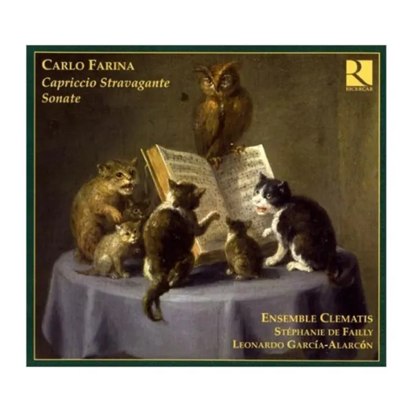 CARLO FARINA - CAPRICCIO STRAVAGANTE/ENSEMBLE CLEMATIS 파리나 기악작품집 EU수입반, 1CD