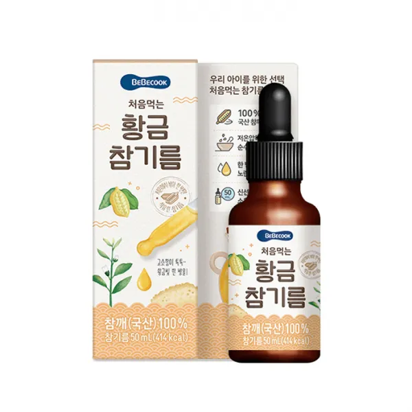 베베쿡 처음먹는 황금참기름, 참기름맛, 1개