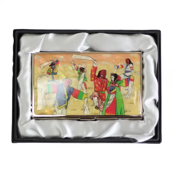 팔복상회 전통공예 나전칠기 명함케이스 탈춤