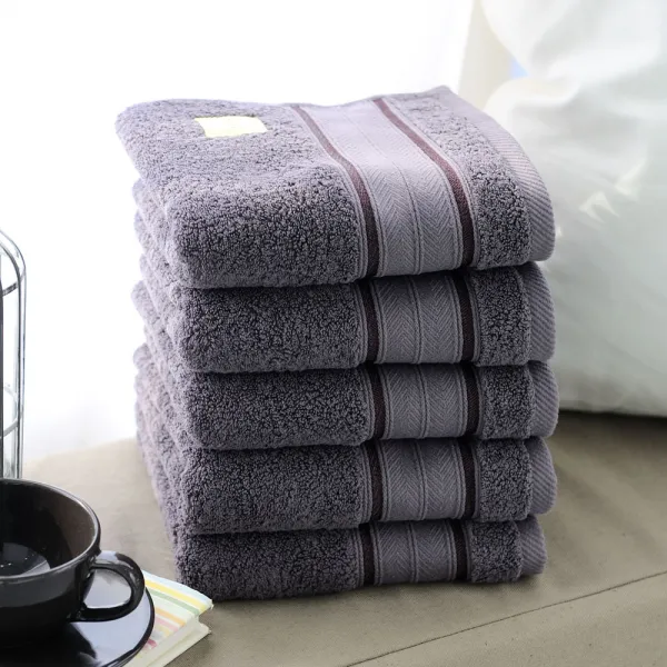 무한타올 호텔타월 200g 이집션 코튼 그레이 5개