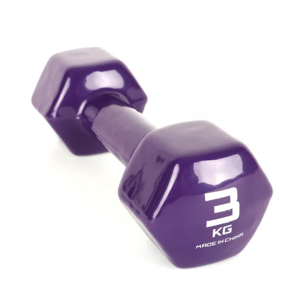 아리프 PVC 컬러 아령, 3kg, 1개