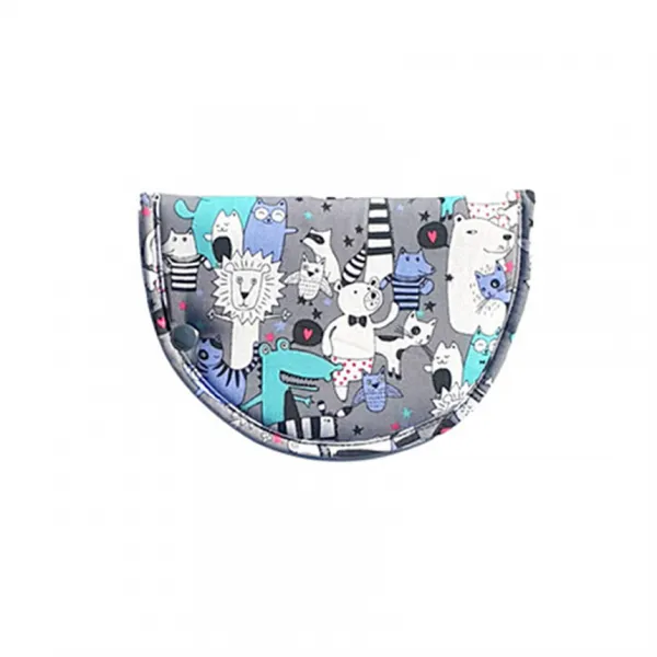 카닉스 애니프랜즈 메모리폼 안전벨트 커버 그레이 1개