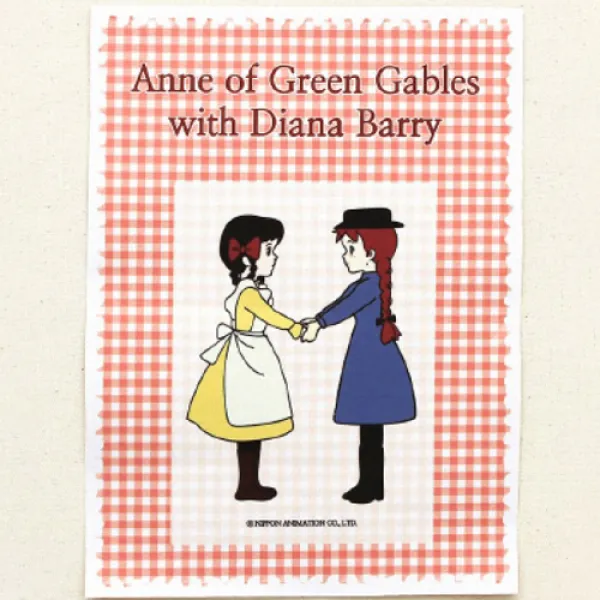 해피베어스 빨강머리앤 패브릭 전사지 우정 1개