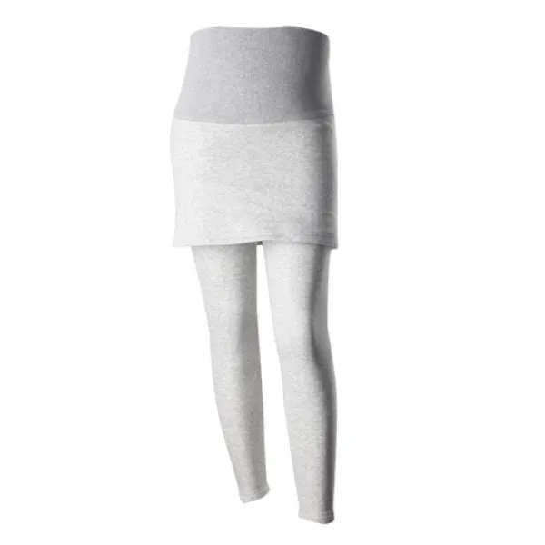 엠오엠 임부복 겨울 융털 치마레깅스 그레이