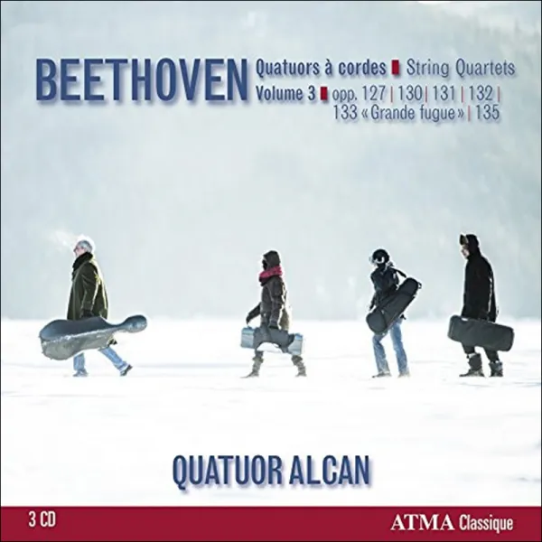 LUDWIG VAN BEETHOVEN - STRING QUARTETS VOL.3/ QUATUOR ALCAN 베토벤: 후기 현악사중주집 캐나다수입반, 3CD