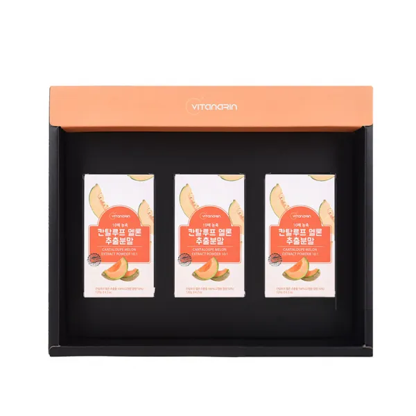 비타나린 10배 농축 칸탈루프 멜론 추출분말 선물세트 + 쇼핑백, 120g, 3개입