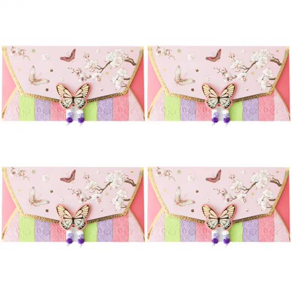 포포팬시 용돈봉투 매화와나비 4개입