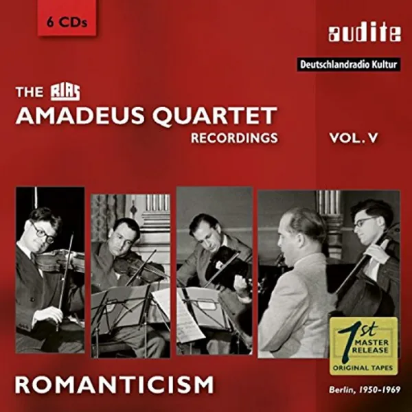 AMADEUS QUARTET - THE RIAS RECORDINGS VOL.5 : ROMANTICISM 아마데우스 쿼텟 : 낭만파 작품집 독일수입반
