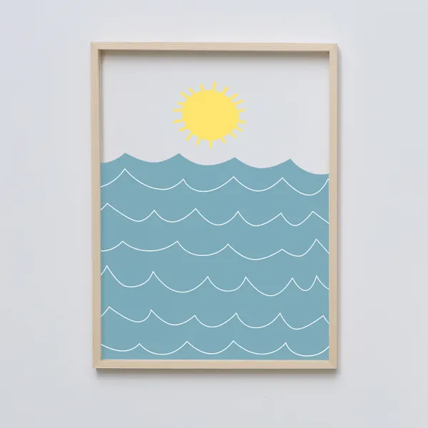 Vieee 아크릴 투명액자 Pt064 일출