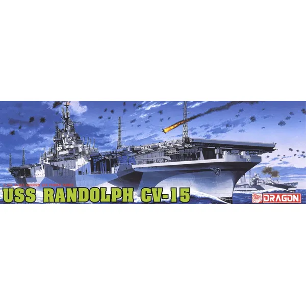 드래곤 1:700 Uss Randolph Cv 15 프라모델 전함 1개