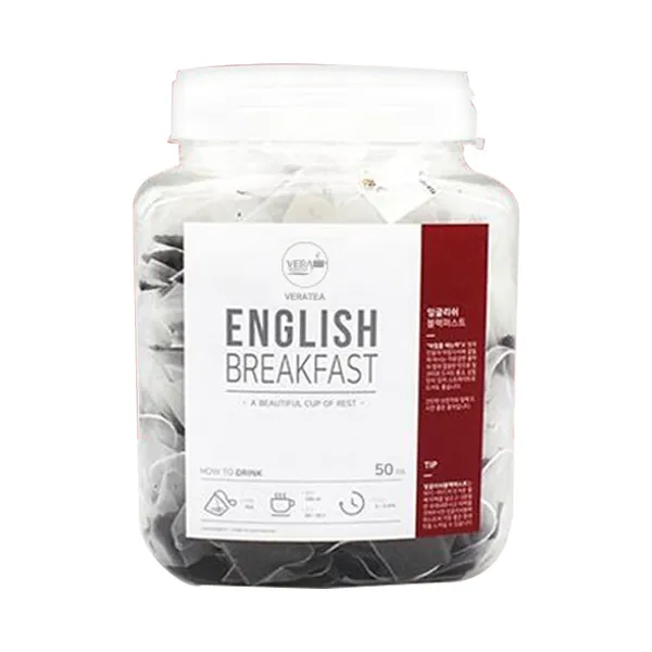베라티 잉글리쉬블랙퍼스트 삼각티백 허브차류 1.2g 50개
