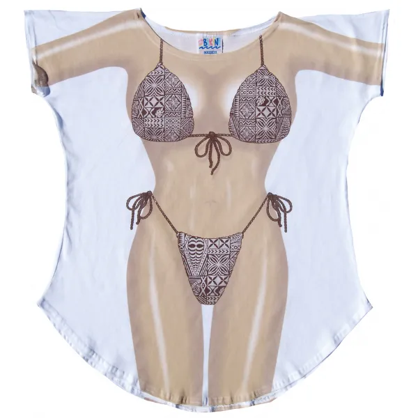 FantasyCoverups 러스틱 아일랜드 커버업 티셔츠