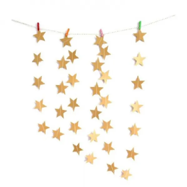 바니와티거 파티 벽장실 별모양 가랜드 Glitter Star