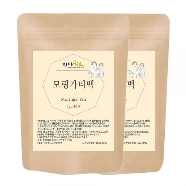 마마허브 모링가티백 1g 100개