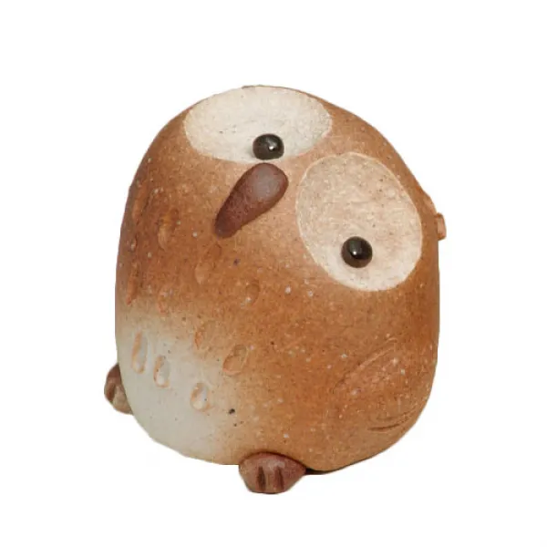 환이제도 갈색귀여운올빼미 오브제 4-0169, 혼합 색상