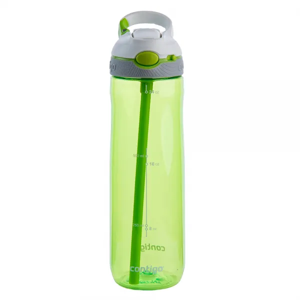 Contigo 오토스파우트 애쉬랜드 물통, 시트론 + 화이트 리드, 720ml