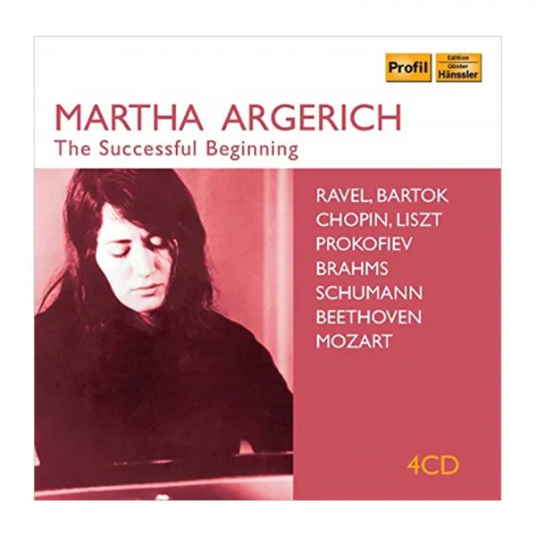 MARTHA ARGERICH - 아르헤리치 - 성공적인 출발 (초기 레코딩) EU수입반, 4CD