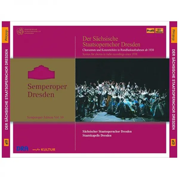 VARIOUS - SEMPEROPER DRESDEN 여러 오페라의 합창곡과 합창작품 모음 1938-2015년 오스트리아수입반