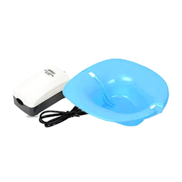 탑건강 버블 좌욕대야 블루 + 기포발생기 1세트