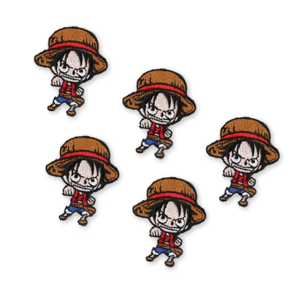 패션포인트 미니 자수 와펜 43 X 52 Mm 루피 5개입