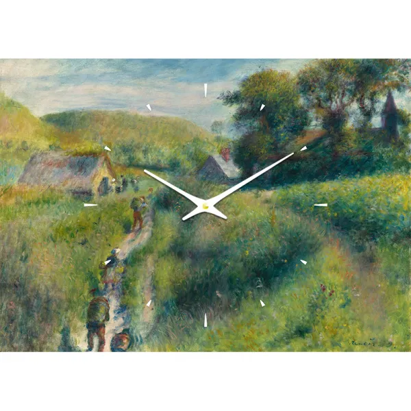 더윤 레티나 명화시계 30 x 42 cm, 르누아르 홍합 수확