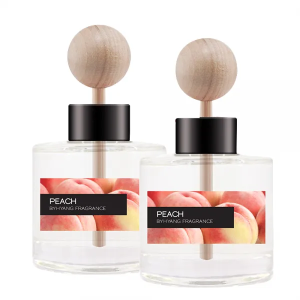 더허브샵 바이향 오토모티브 차량용 디퓨져 50ml x 2p 세트, 피치