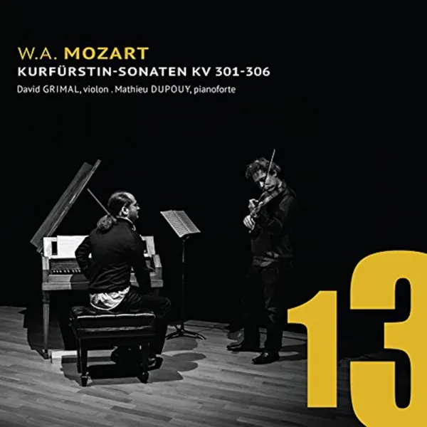 WOLFGANG AMADEUS MOZART - KURFURSTIN-SONATEN KV.301-306/ DAVID GRIMAL MATHIEU DUPOUY 모차르트: 바이올린 소나타 - 그리말 & 뒤퓌 EU수입반