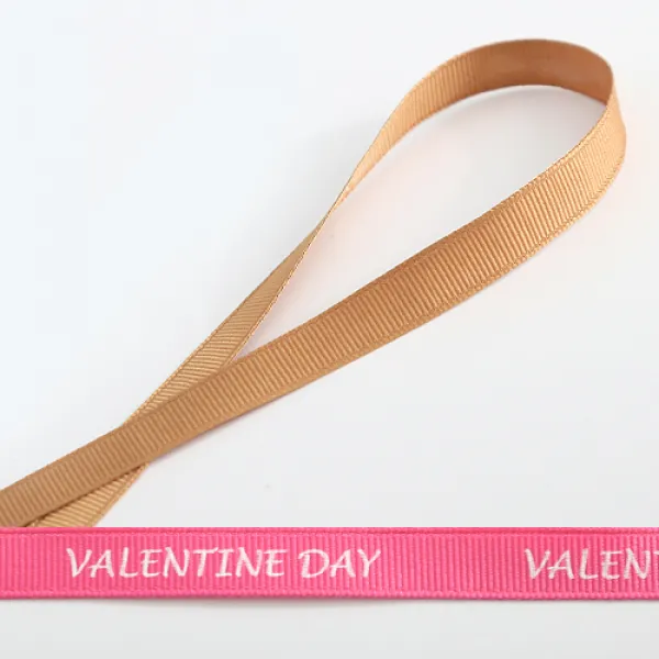 톡톡 DIY 골직리본 VALENTINE DAY, G57연갈색, 50m