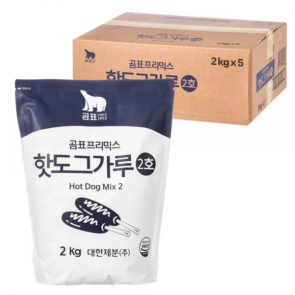 곰표 핫도그가루 2호 2kg 5개입