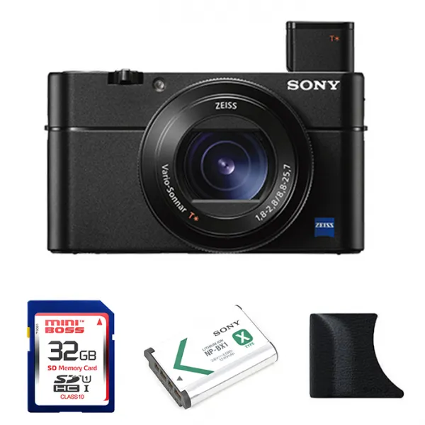 소니 하이엔드 카메라 + SDHC 32GB + 추가배터리 + AG-R2 그립 패키지, DSC-RX100M5A