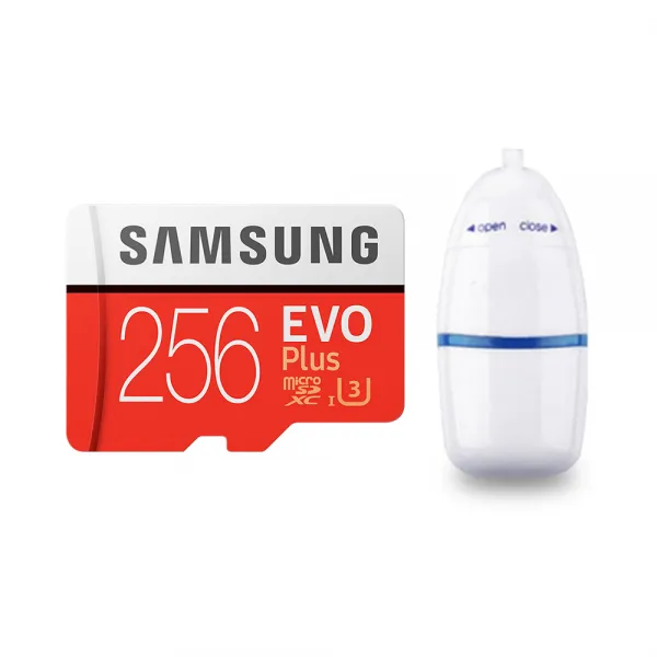 삼성전자 EVO PLUS 마이크로 SD카드 + OTG USB 리더기 SOTC-01, 256GB