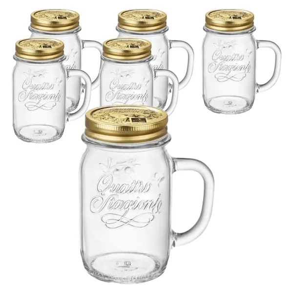 보르미올리 쿼드로 드링크자 415ml x 6p + 기프트박스 6p, 1세트