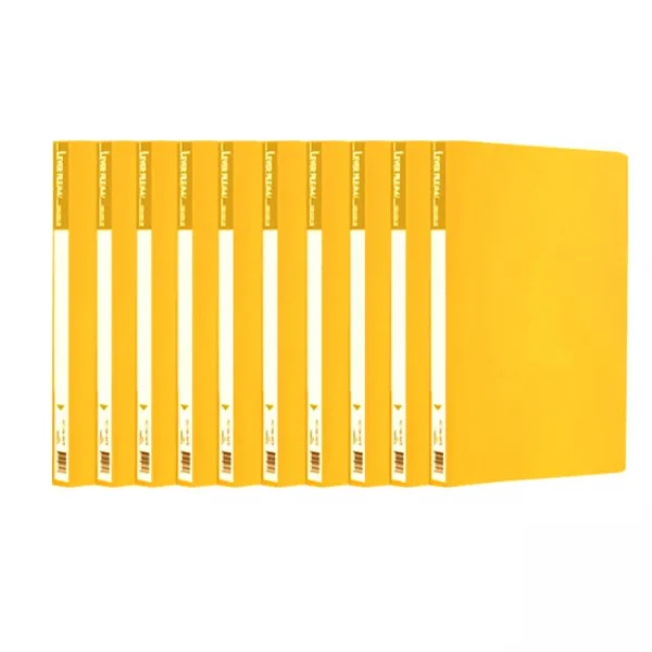 희망화일 PP 레바화일, 노랑, 10개입