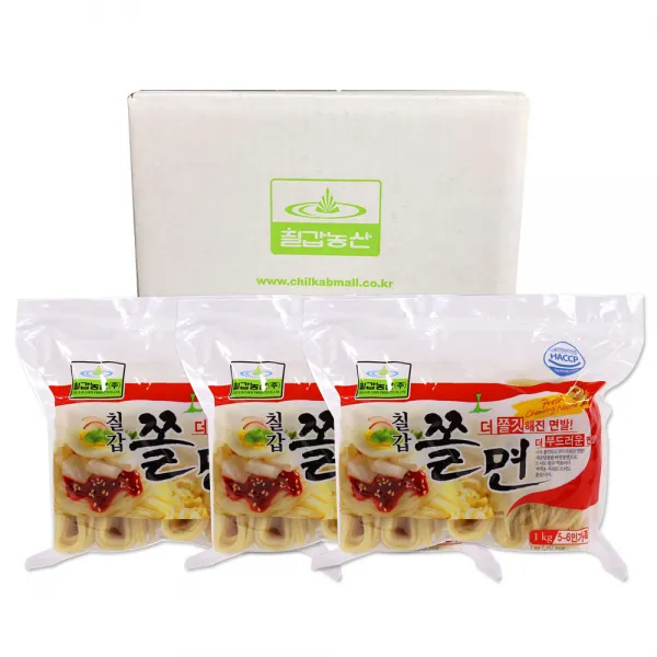 칠갑농산 쫄면 1kg 3개입