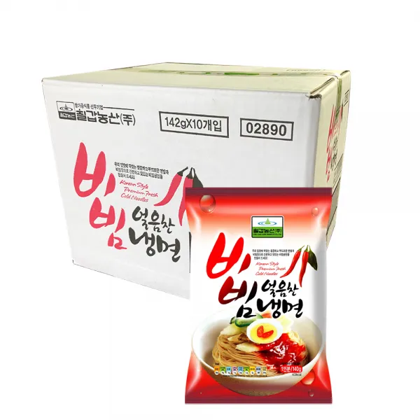 칠갑농산 얼음찬비빔냉면 142g 10개입