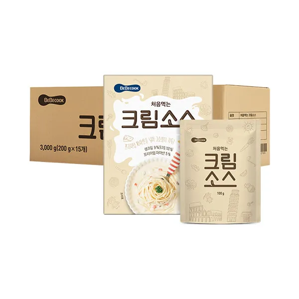 베베쿡 처음먹는 덮밥 소스, 크림맛, 15개