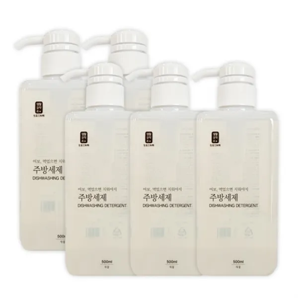 생활공작소 주방세제 자몽, 500ml, 5개입