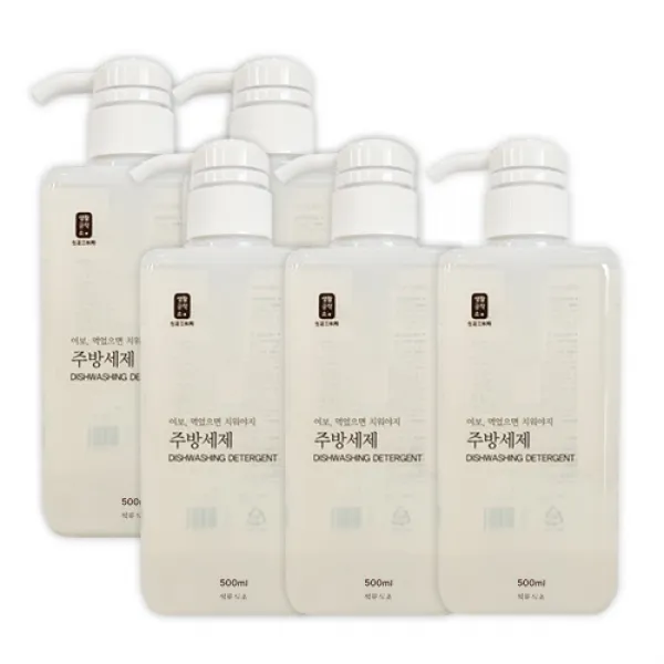 생활공작소 주방세제 석류식초, 500ml, 5개입