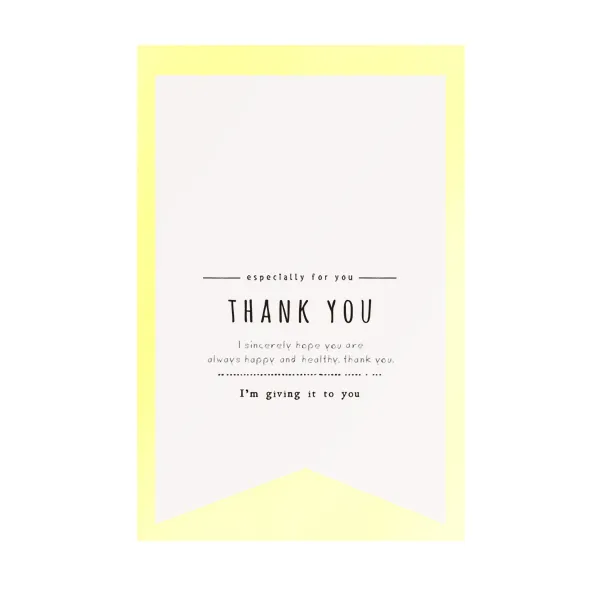 봄91 BOM 화이트 땡큐 마감스티커 소, 혼합 색상, 180개입