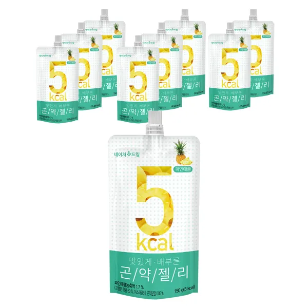 네이처드림 맛있게 배부른 곤약젤리 파인애플, 150g, 10개입