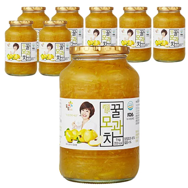 꽃샘 꿀 모과차, 1kg, 8개입