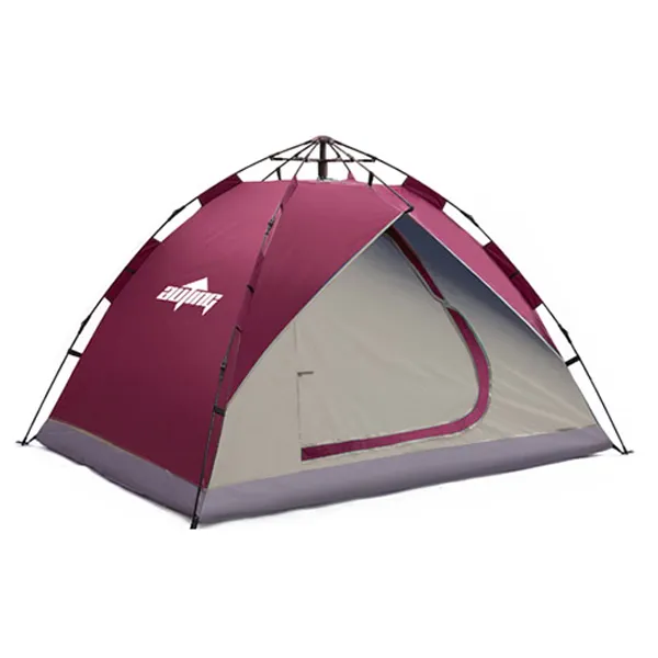 아웃팅 2in1 오토텐트 와인 3~4인용