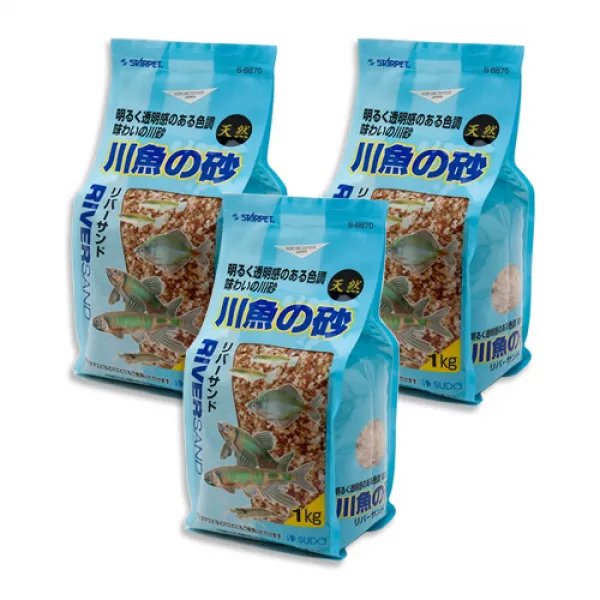 수도 리버샌드 민물고기용 1kg S 8870 3개입